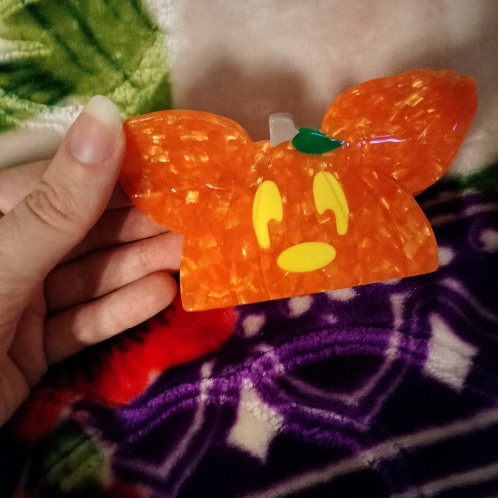 Pumpkin Mouse Claw clip - Picture 7 of 11